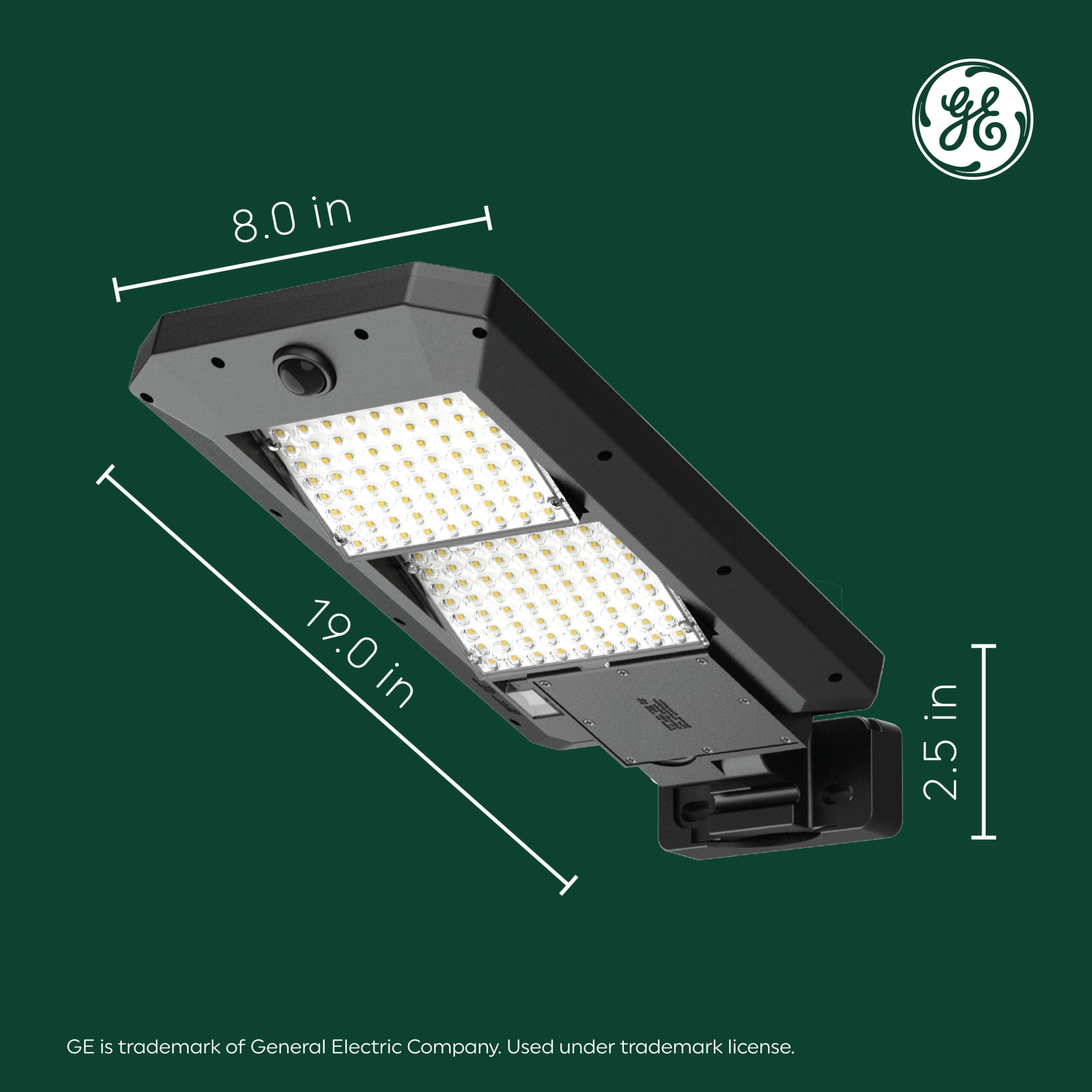 GE Outdoor Security LED Street Light, Adjustable Lights with Motion & Dusk to Dawn Sensor, Solar Light, 5000 Lumens - Image 6