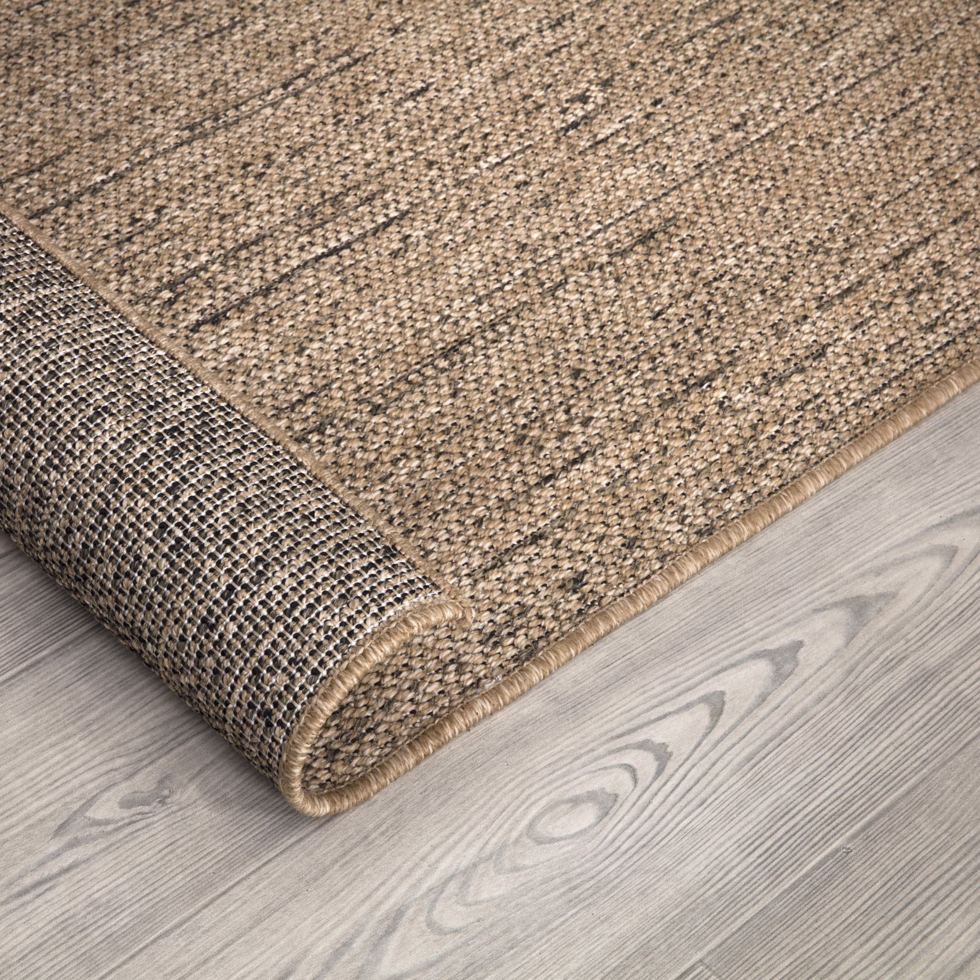 Indoor & Outdoor Rug Natural Boho Style in Beige - Image 5