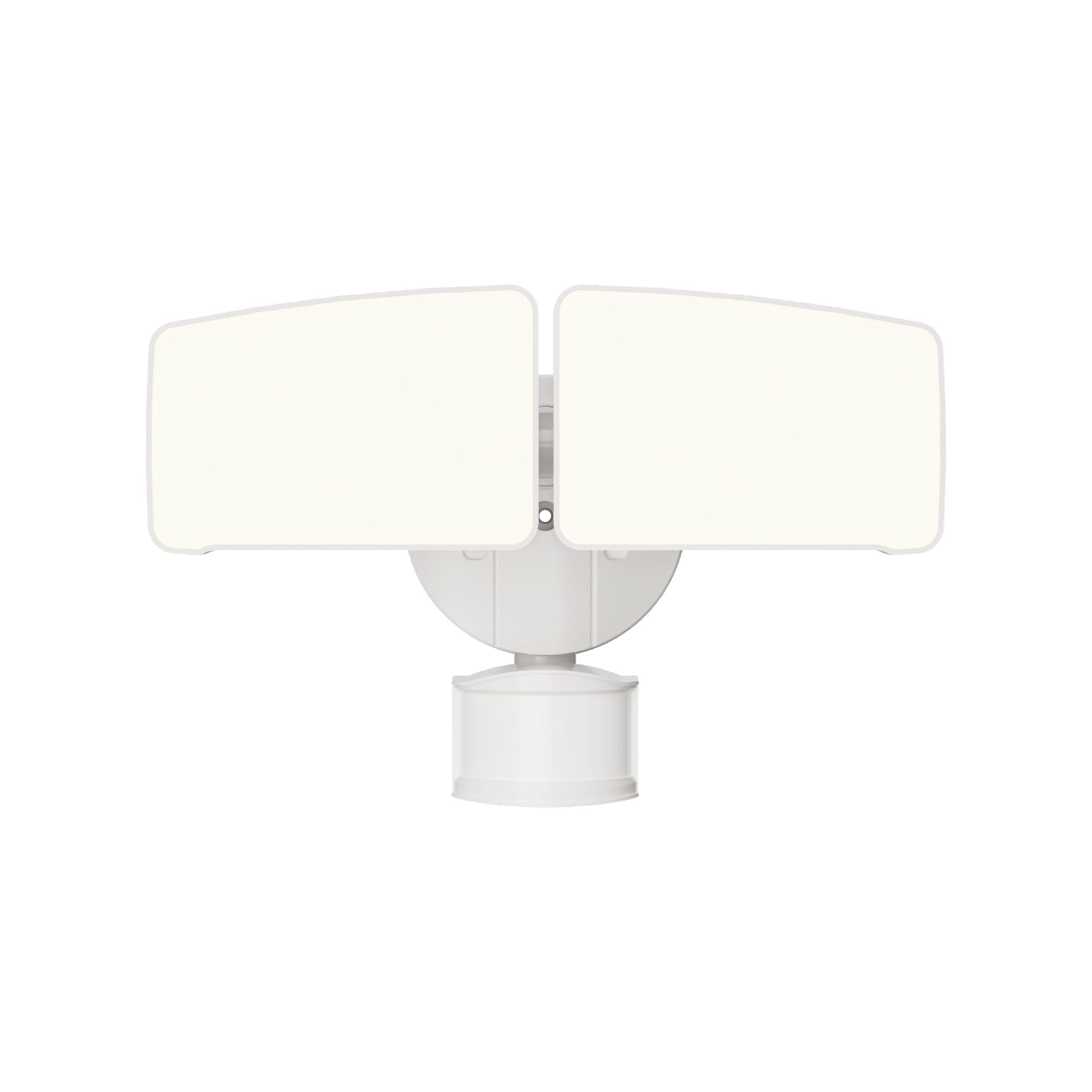 GE Outdoor Security LED Floodlights, Adjustable 2-Head Light with Motion & Dusk to Dawn Sensor, Hardwired, 3500 Lumens - Image 4