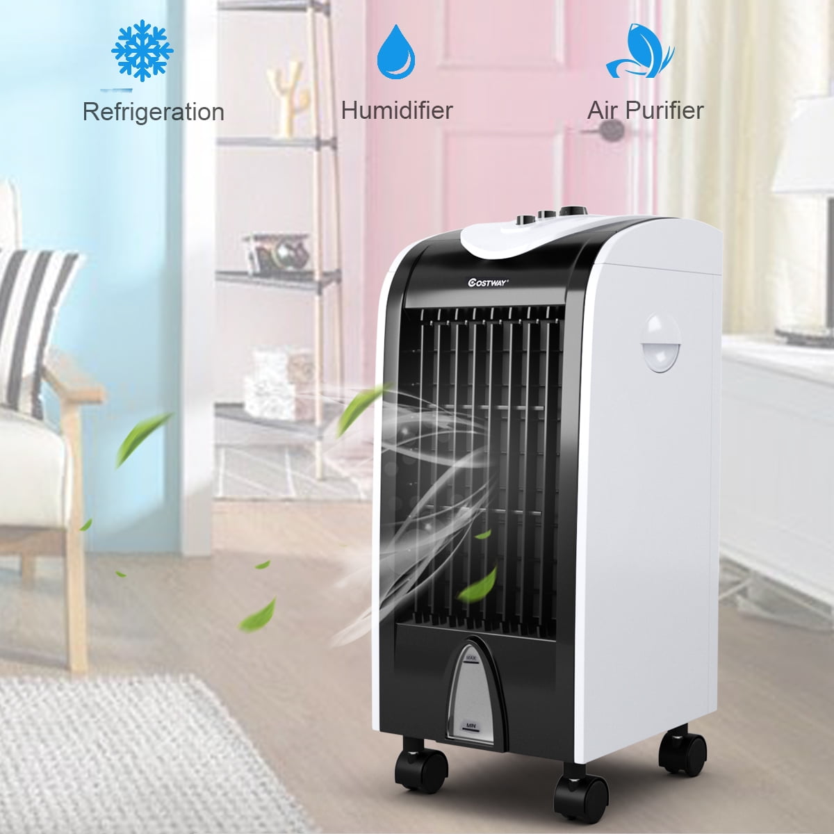 Costway Evaporative Portable Cooler Fan Humidify - Image 3